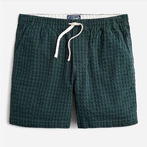 J. Crew 6" Dock Short in Stretch Seersucker Medium